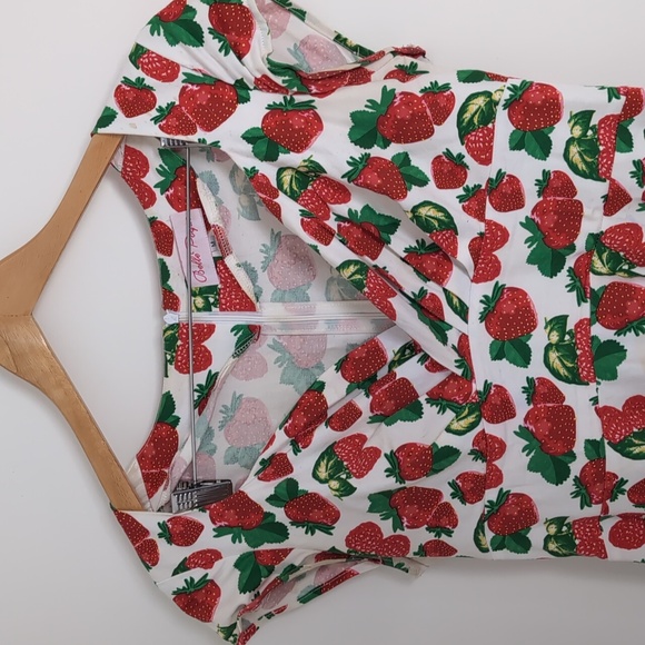 Belle Poque Strawberry and raspberry dress - Picture 3 of 4